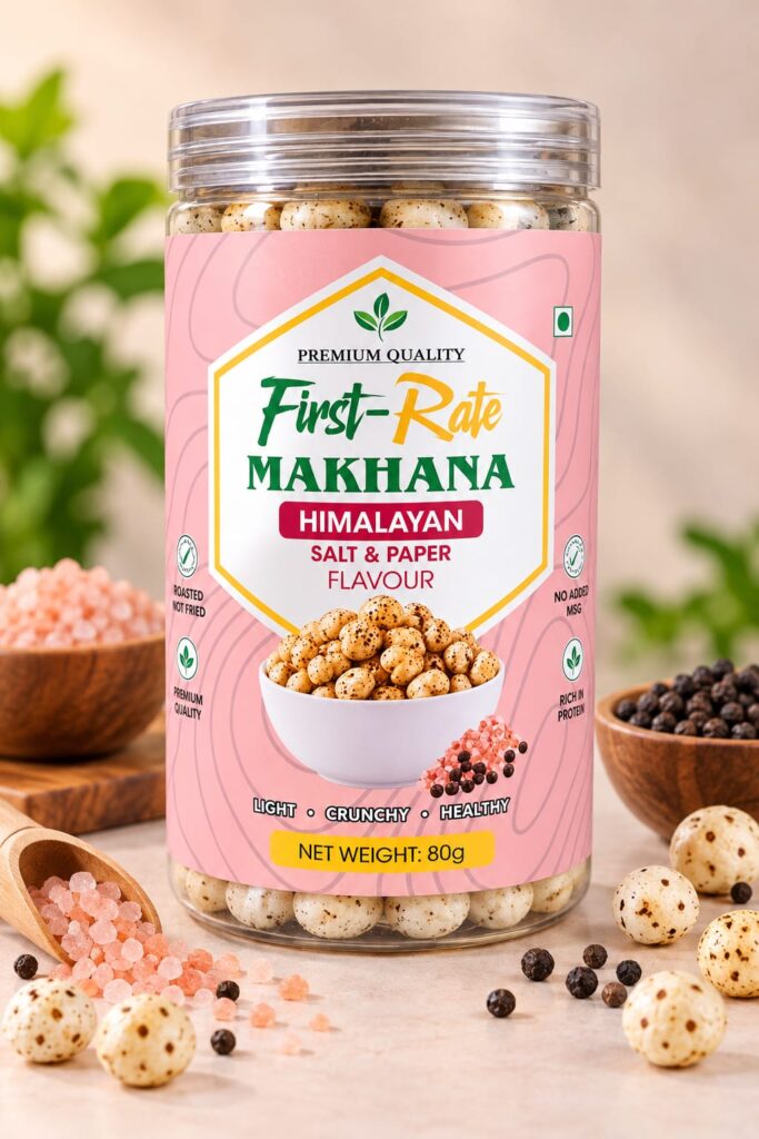 First-Rate Himalayan Salt & Pepper Makhana pack