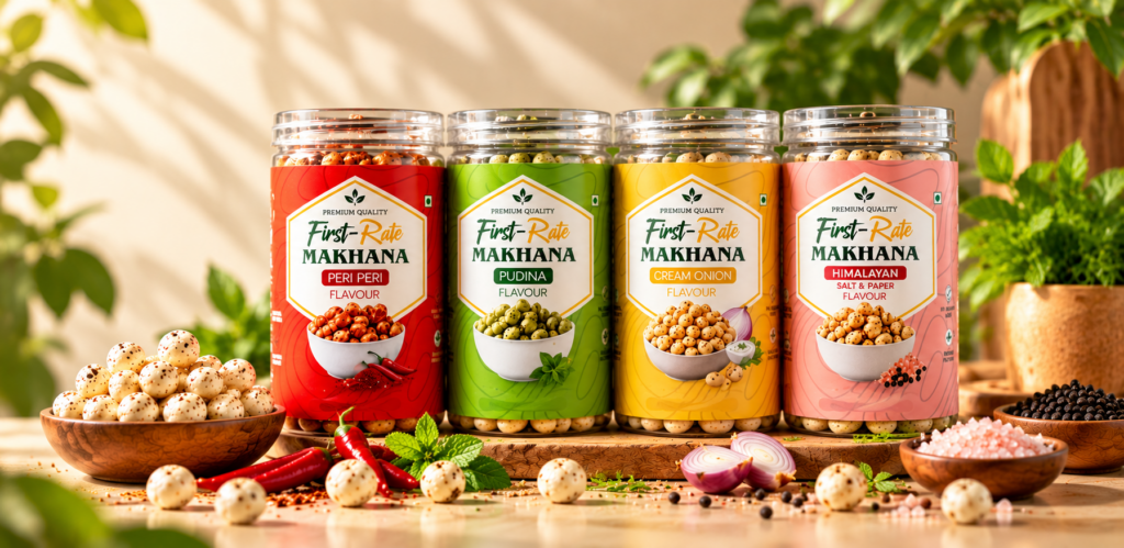 First-Rate Makhana premium flavoured makhana collection